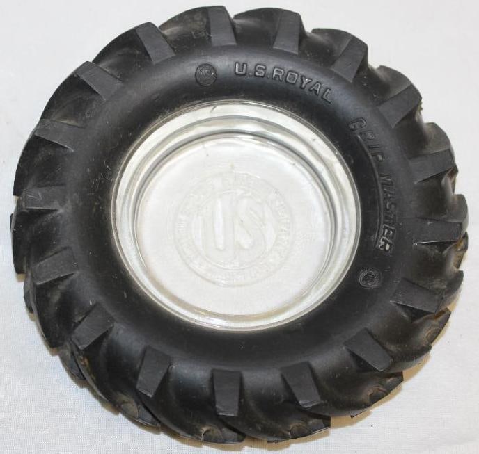 US Royal Grip Master Advertising Tire Ashtray (1 of 3)