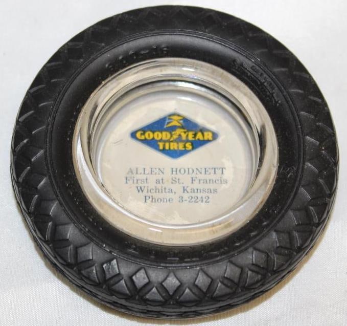 Goodyear Air Wheel Advertising Tire Ashtray (1 of 3)