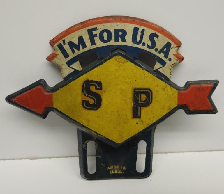 Sunoco USA License Plate Topper Sign (1 of 2)