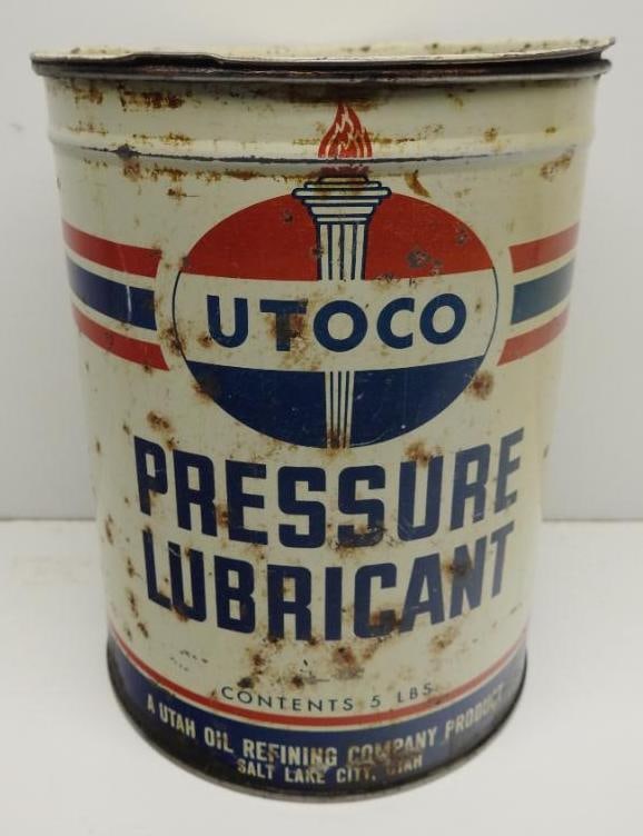 Utoco Pressure Lubricant 5# Grease Can (1 of 5)