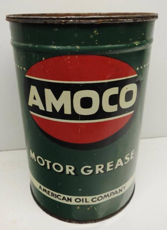 Amoco Motor Grease 5 Can Auction