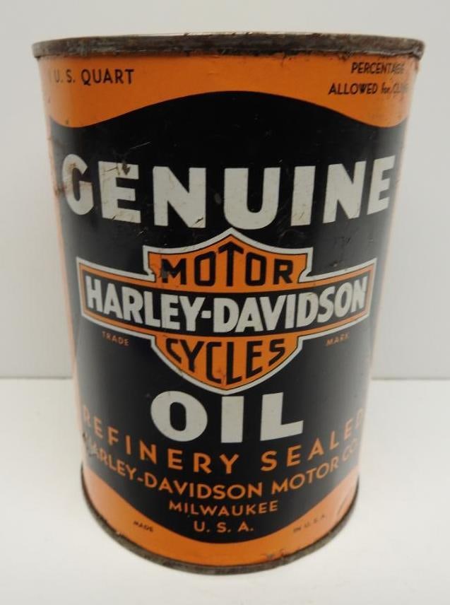 Harley Davidson Oil Quart Can (1 of 4)