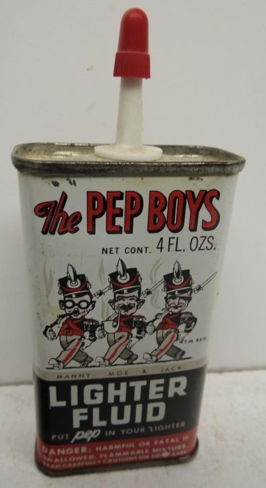 Pep Boy's Lighter Fluid Handy Oiler Can (1 of 4)