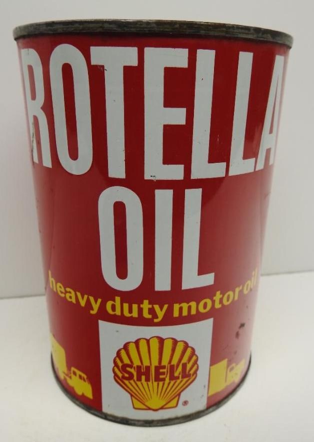 Shell Rotella Oil Quart Can (1 of 4)