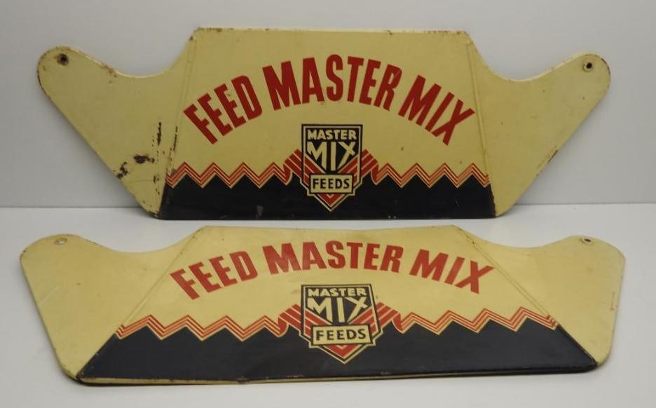 Master Mix Feeds Tire Stand Sign Pair (1 of 4)