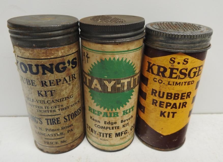 Kresge, Stay-Tite, and Young's Tire Patch Kits (1 of 2)