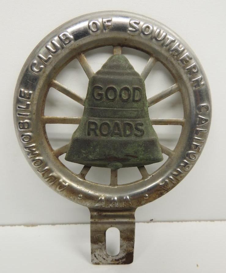 California AAA Good Roads License Plate Topper (1 of 3)