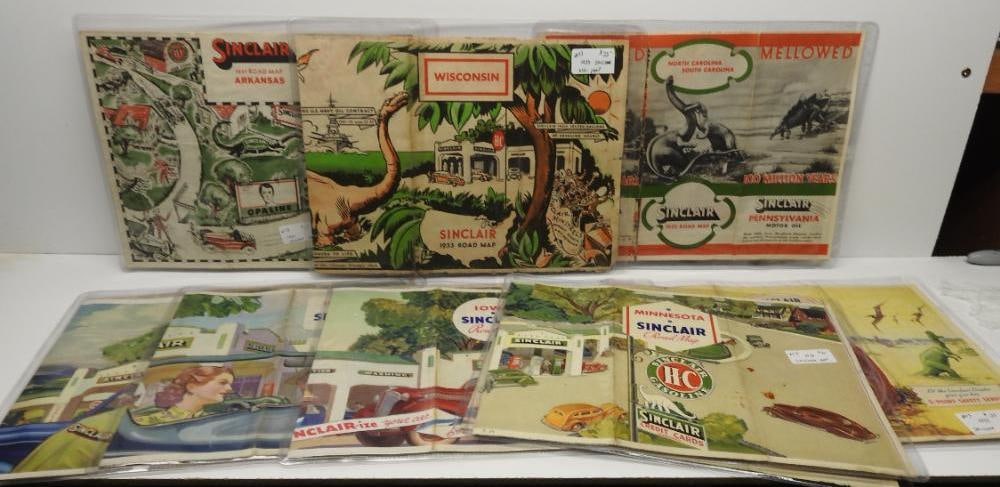 Group of Ten Sinclair Road Maps (1 of 5)