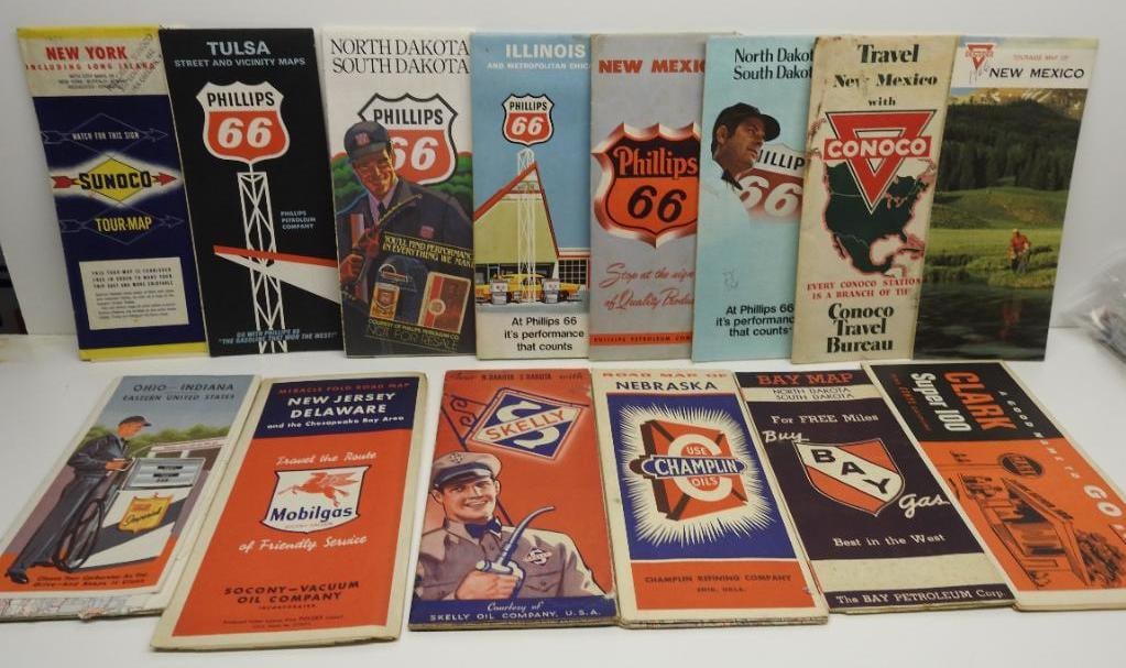 Group of Assorted Road Maps (1 of 6)