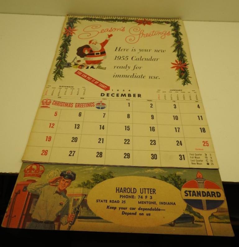 Standard Oil 1955 Calendar (1 of 8)