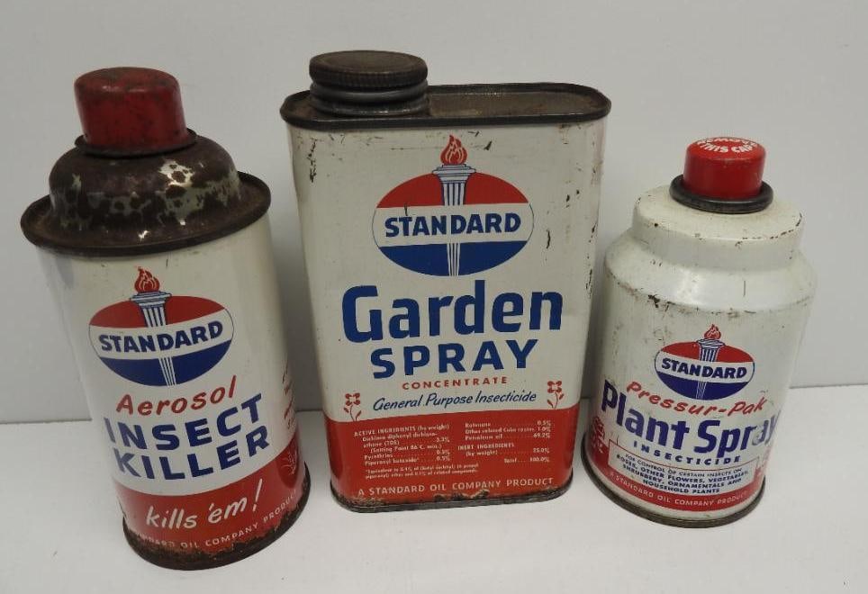 Group of Three Standard Oil Product Tins (1 of 5)