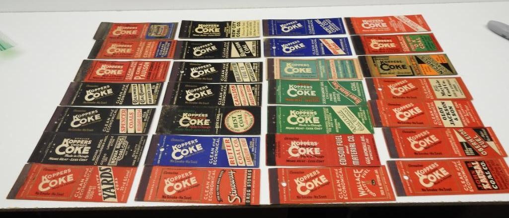 Large Group of Coal Related Matchbook Covers (1 of 7)
