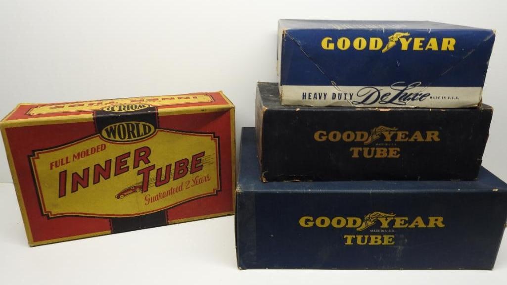 Group of Good Year and World Tire Inner Tube Boxes (1 of 5)