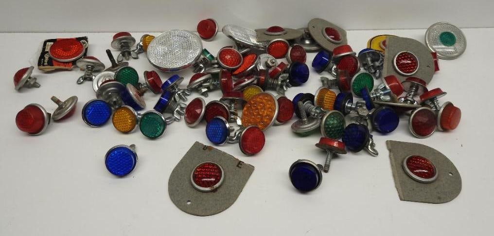 Large Group of Bicycle Reflectors (1 of 4)