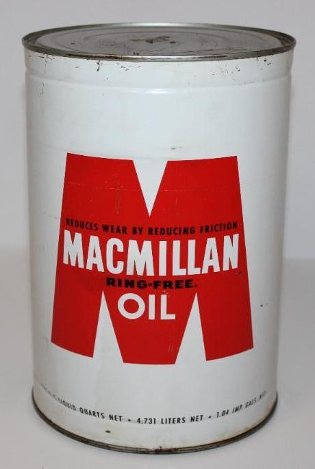 MacMillan Ring Free 5 Quart Motor Oil Can (1 of 4)