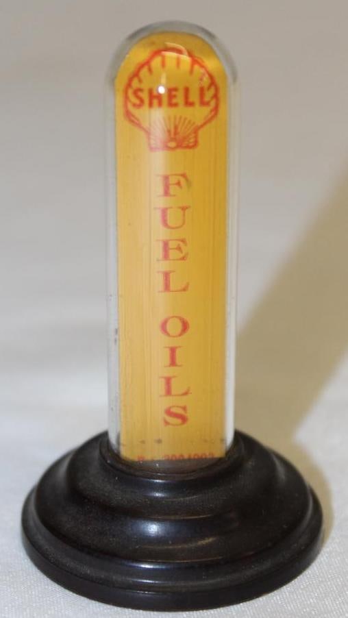 Shell Oil Company Fuel Oils Advertising Thermometer (1 of 2)