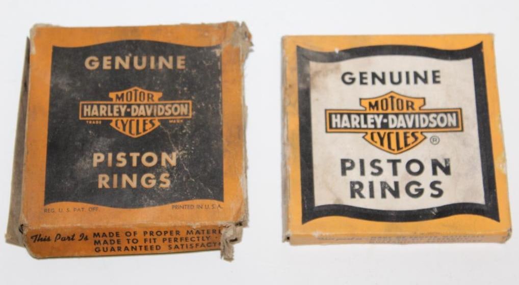 Group of Two Genuine Harley Davidson Motorcycle Piston Rings (1 of 2)