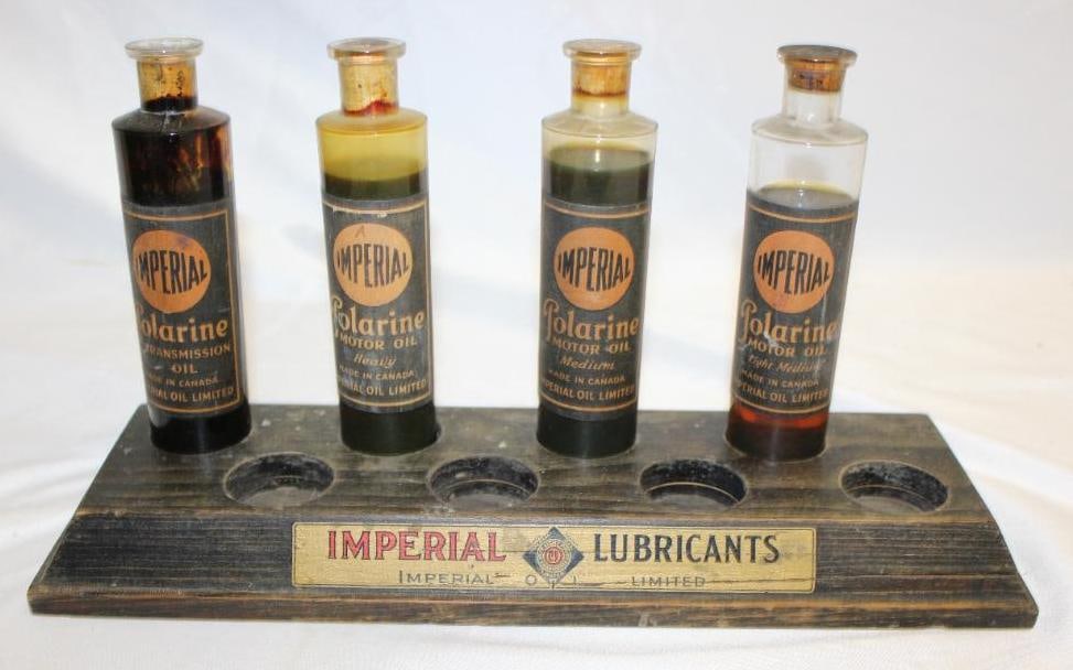 Imperial Polarine Sample Oil Bottle Display (1 of 5)