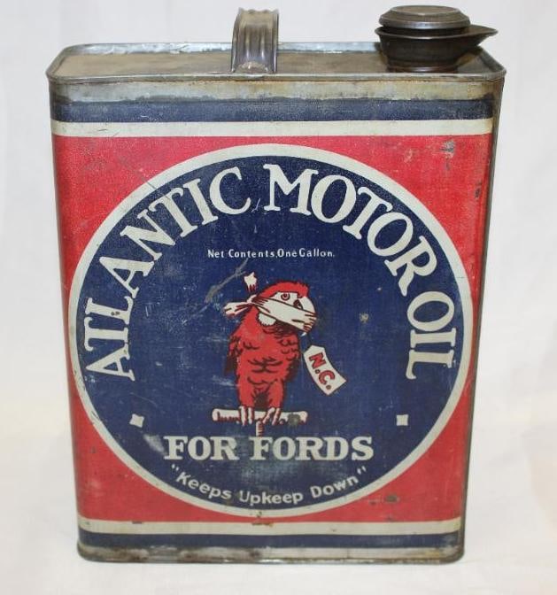 Atlantic Non Shatter for Fords Graphic 1 Gallon Motor Oil Can (1 of 6)