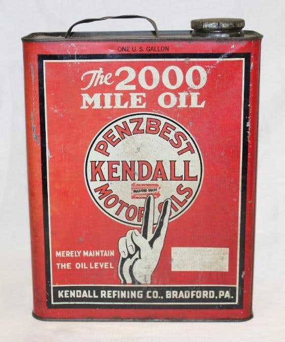 Kendall Penzbest 1 Gallon Motor Oil Can (1 of 4)