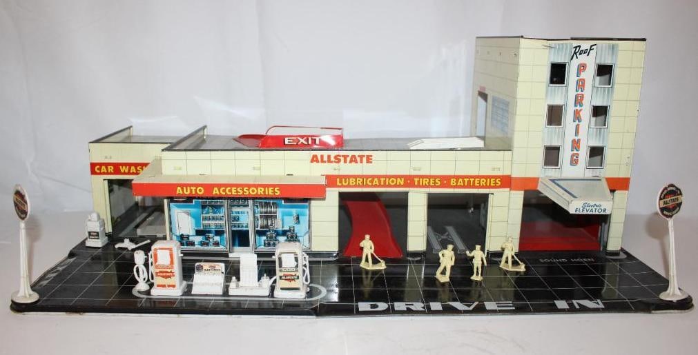 Allstate Toy Service Center Litho Garage Gas Station (1 of 12)
