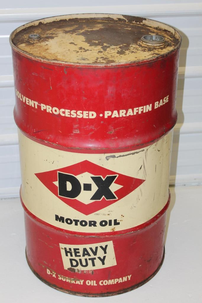 DX Sunray Heavy Duty Advertising Oil Drum (1 of 4)