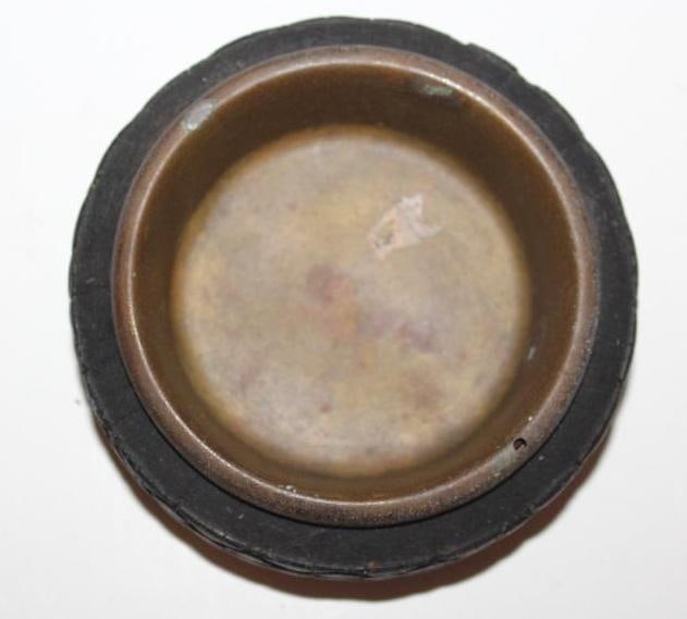 Goodyear Commercial Truck Tire Advertising Tire Ashtray: 4" diameter w/ metal center