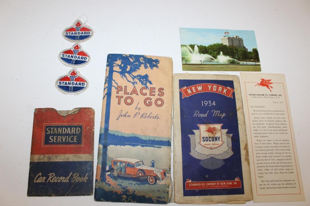 Group of 8 Socony Mobil Standard Advertising Items (1 of 6)