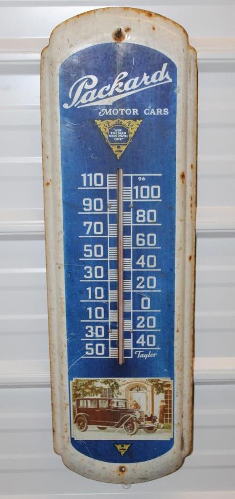 Packard Motor Car Co Advertising Thermometer (1 of 3)