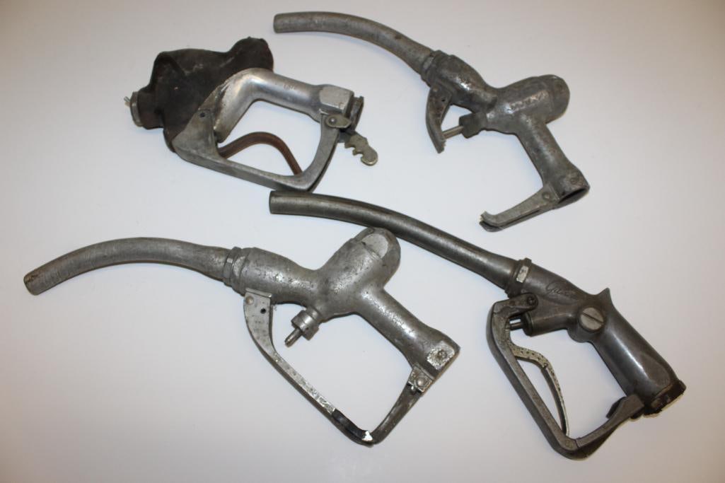 Group of 4 Gas Pump Nozzles Gilbarco (1 of 2)