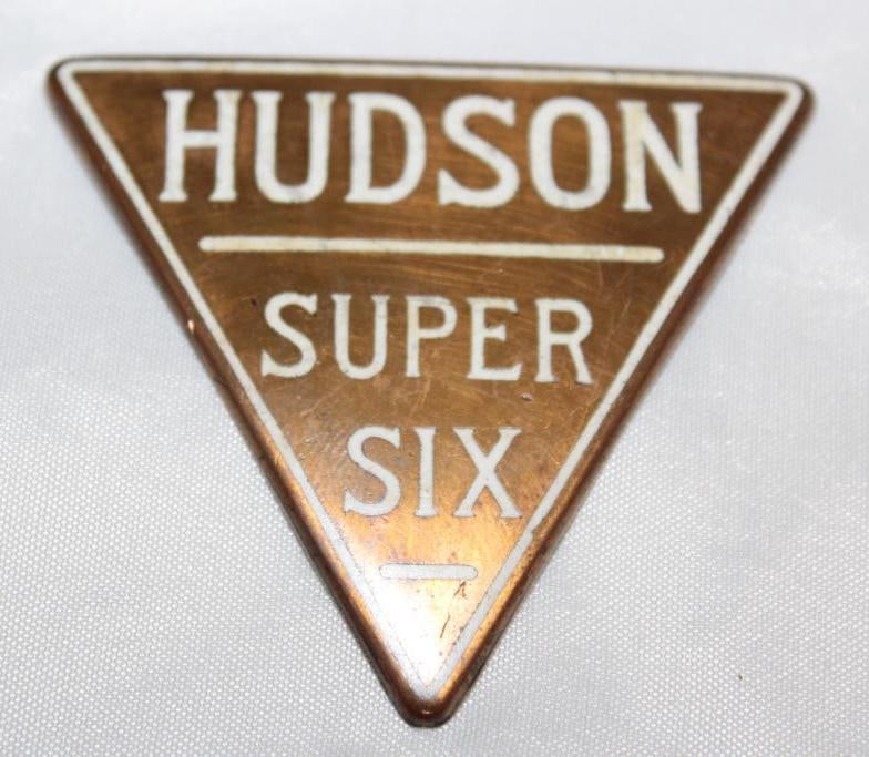1928 Hudson Super Six Radiator Emblem Badge (1 of 2)