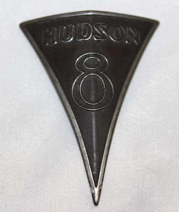 1937 Hudson 8 Radiator Emblem Badge (1 of 2)