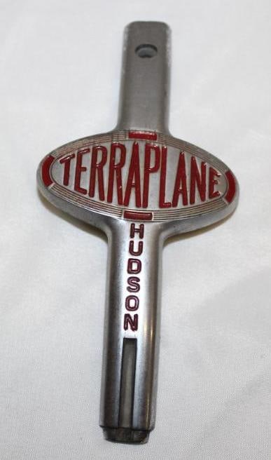 1937 Hudson Terraplane Radiator Emblem Badge (1 of 2)