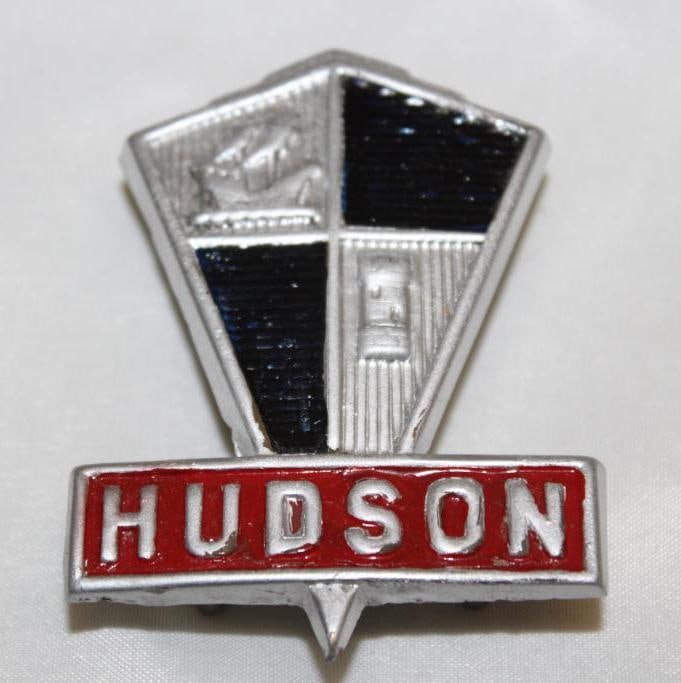 1950's Hudson Motor Car Co Radiator Emblem Badge (1 of 2)