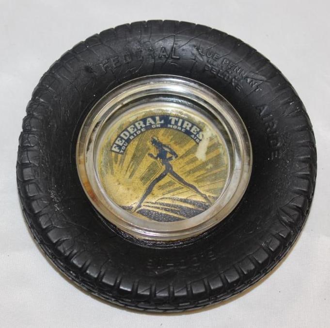 Federal Tires Advertising Tire Ashtray (1 of 3)