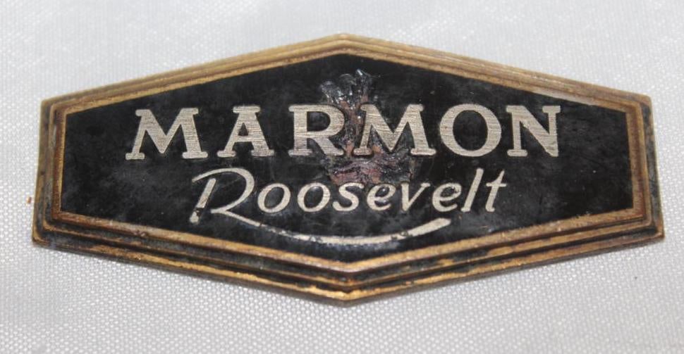 1929-1930 Marmon Roosevelt Radiator Emblem Badge (1 of 2)