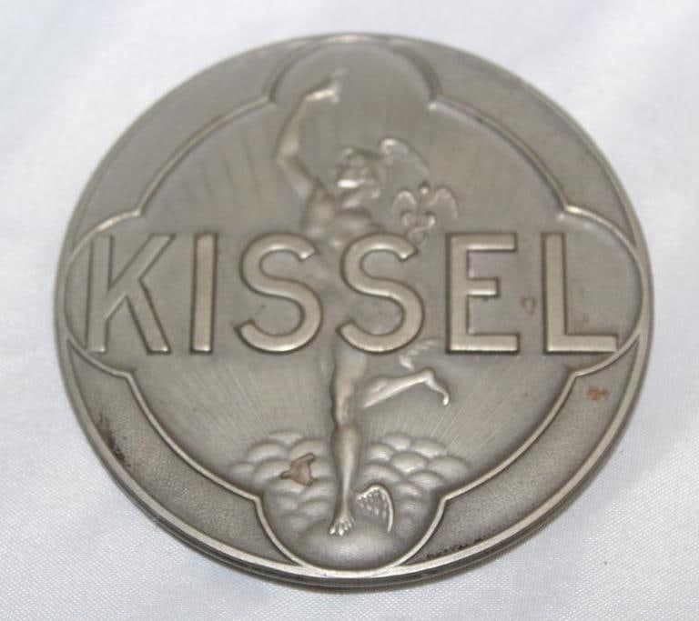 1928-1929 National Kissel Custom Radiator Emblem Badge (1 of 2)