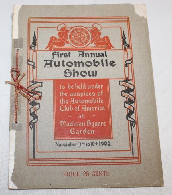1900 First Annual Automobile Show at Madison Square Garden Brochure Book (1 of 10)