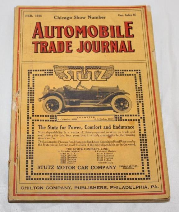 1915 Automobile Trade Journal Stutz Book (1 of 8)