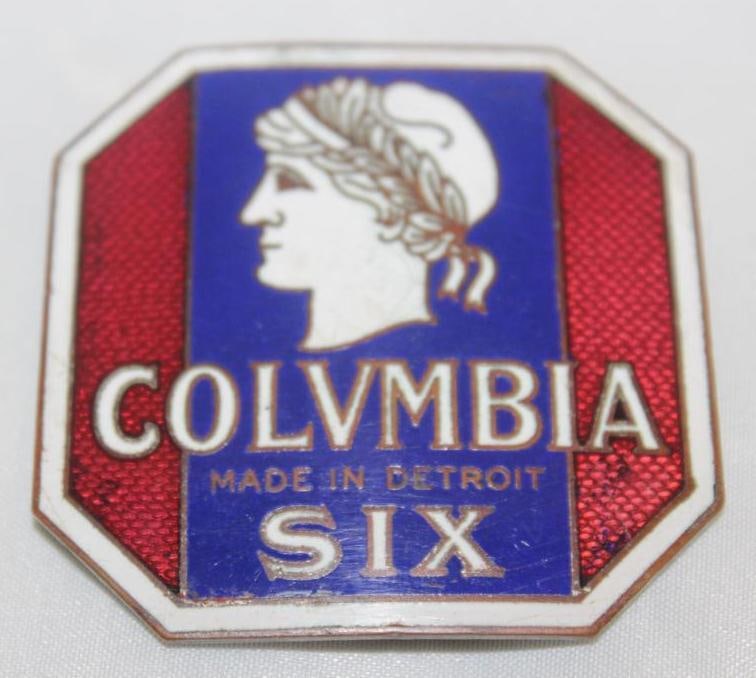 1918-1924 Columbia Six Radiator Emblem Badge (1 of 2)