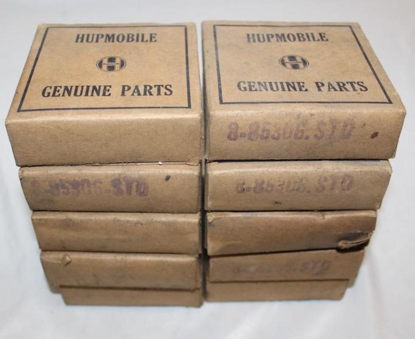 Group of 10 Hupmobile Genuine Parts NOS Piston Rings (1 of 3)