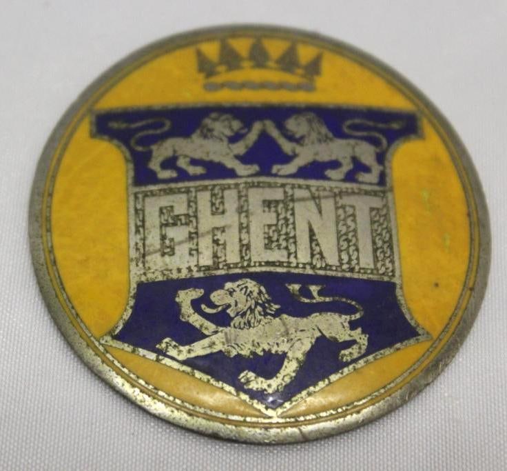 Ghent Motor Car Co Radiator Emblem Badge (1 of 2)