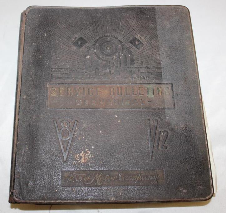 1938 Ford Lincoln Zephyr V8 V12 Shop Service Bulletin Manual (1 of 6)