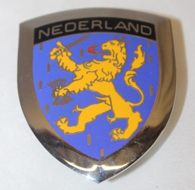 Netherlands Automobile Radiator Emblem Badge (1 of 2)