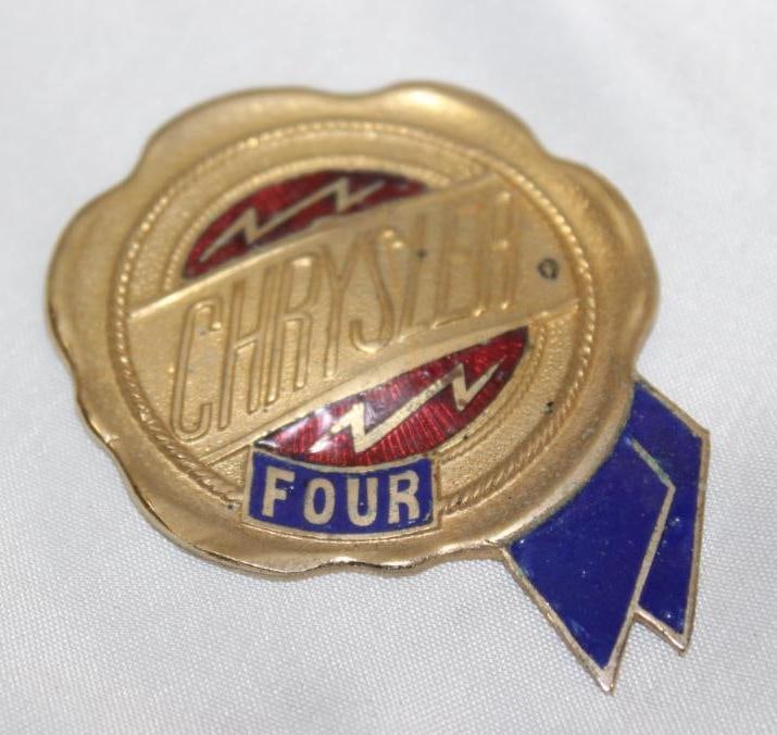 1927 Chrysler Four Radiator Emblem Badge (1 of 2)