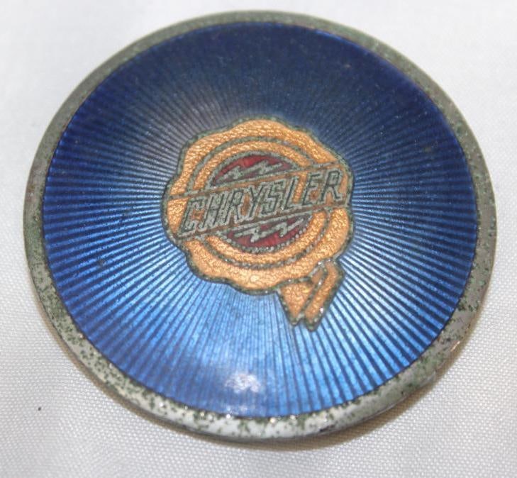 1939 Chrysler Royal Windsor Horn Button Emblem Badge (1 of 2)