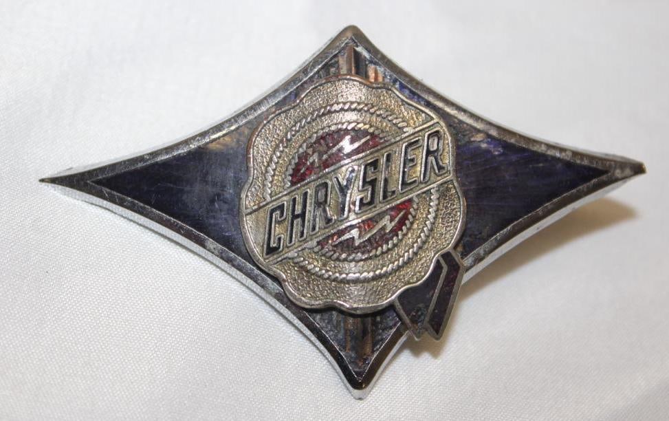 1936 Chrysler Airflow Radiator Emblem Badge (1 of 2)