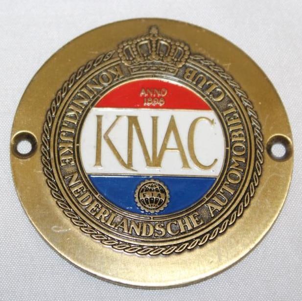 KNAC Kings Netherlands Automobile Club Radiator Emblem Badge (1 of 2)
