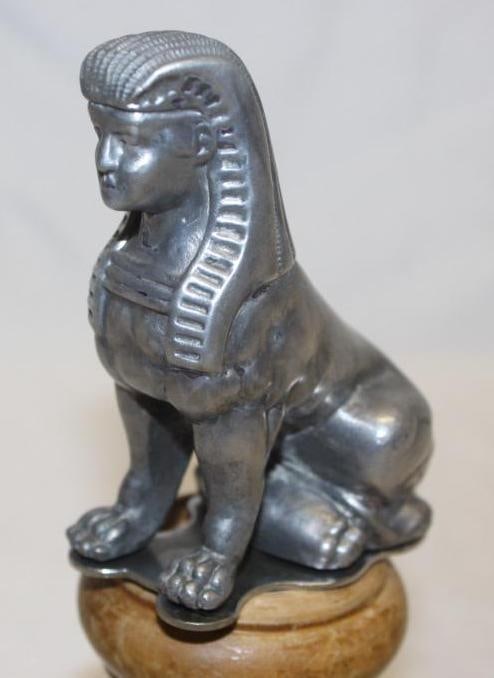 Egyptian Sphinx Radiator Mascot Hood Ornament (1 of 5)