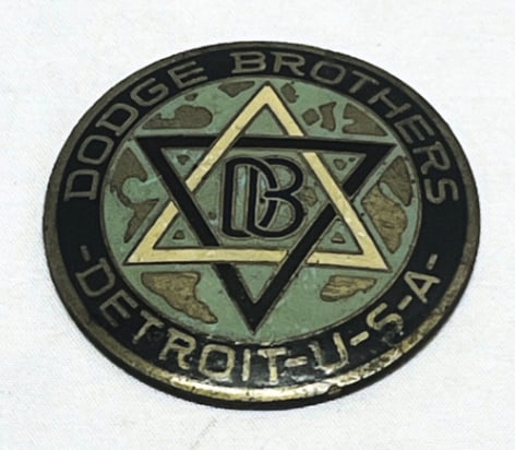 1917-1925 Dodge Brothers Radiator Emblem Badge (1 of 2)